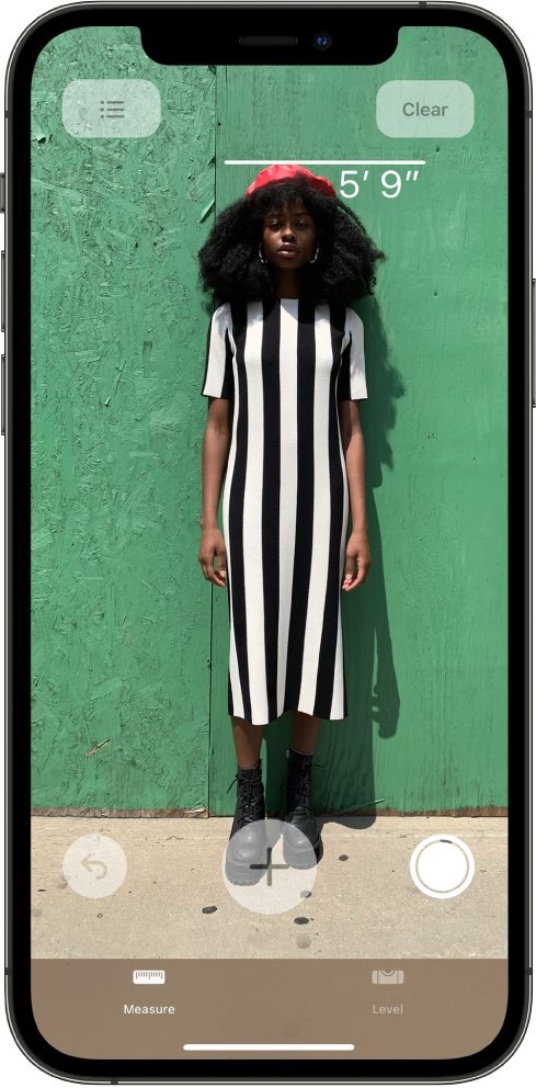 How To Measure Someone's height On The New Iphone 12 pro