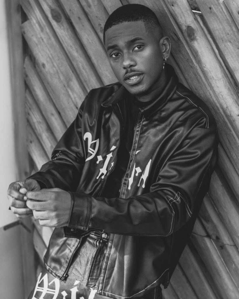 Nollywood Fan's Favorite, Timini Egbuson Spotted in That Nunu WILO Leather Bougie Two-piece suit