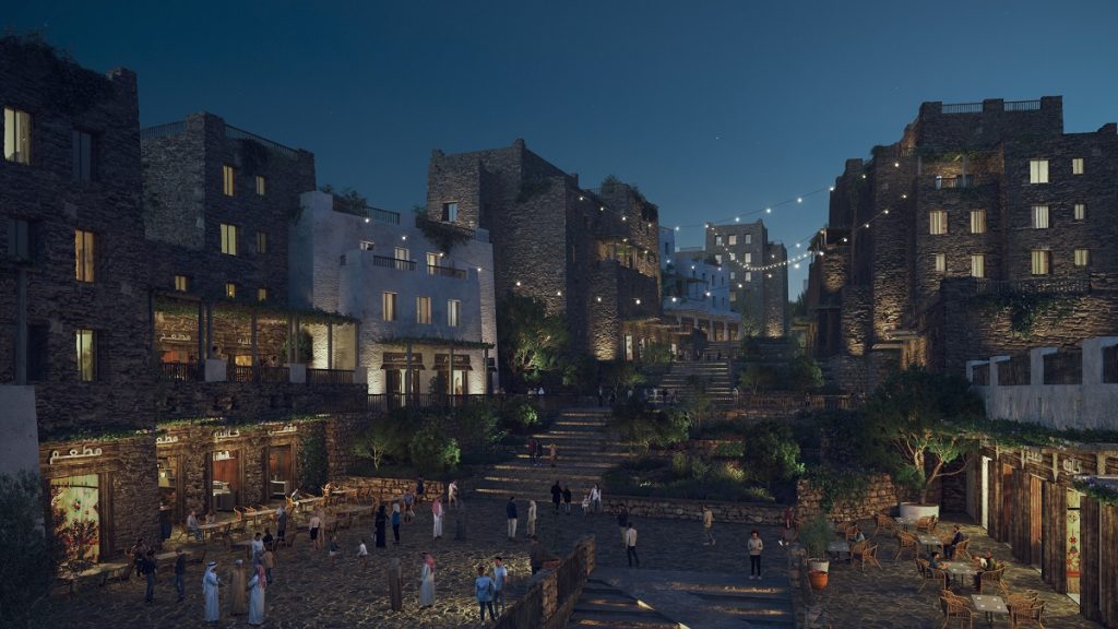 HRH Crown Prince of Saudi Arabia Launches Soudah Peaks' Masterplan