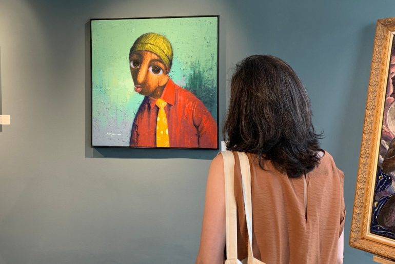 When Abuja’s Art Community Gathered for the Opening of “Survive and Thrive,” A Group Exhibition by the City’s Artists