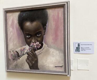 In Her Eyes: Nelly Idagba Explores Selfhood & Memory in a Stunning Debut Solo Show Hosted by the Belgian Embassy