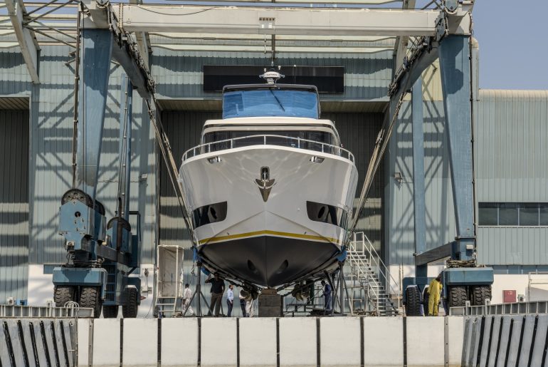 At its UAE Shipyard, Gulf Craft's New Nomad 70 Hits the Water