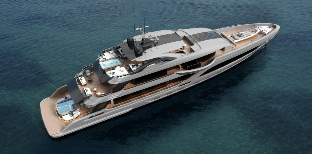 At the Monaco Yacht Show, Majesty Teases New Flagship, the 54-Metre Majesty 180