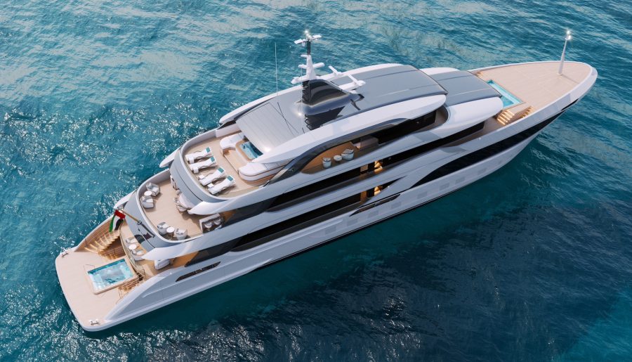 At the Monaco Yacht Show, Majesty Teases Its New Flagship, the 54-Metre Majesty 180