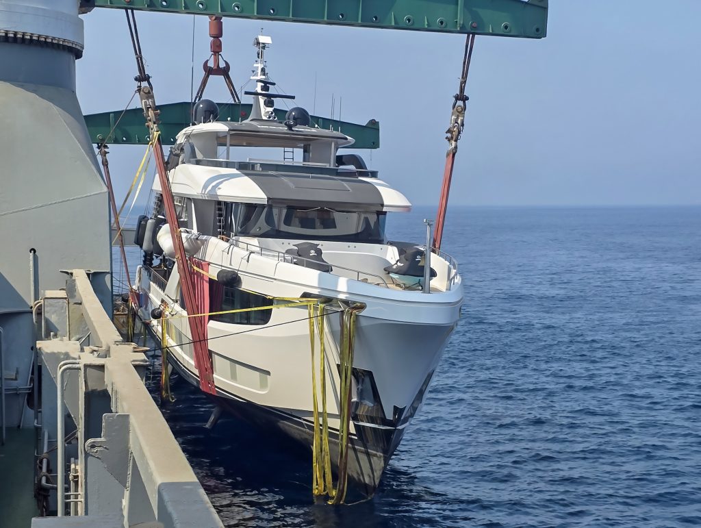 Majesty 145 Superyacht Sets Course for Europe